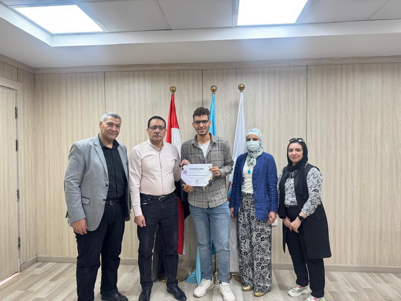  طلاب كلية الفنون التطبيقية فى مبادرة (بداية جديدة لضمان جودة التعليم)