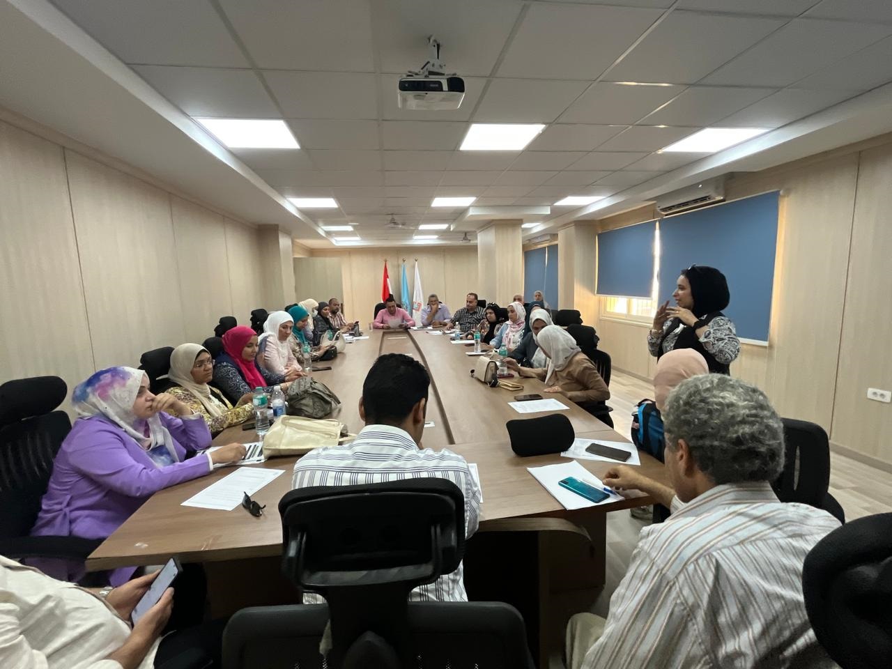 اجتماع المجلس التنفيذى ومجلس إدارة وحدة ضمان الجودة