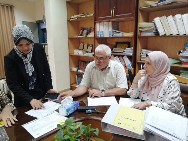 زيارة دعم فنى لكلية التمريض